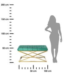 shumee Zlato zelena prešita klop Saliba