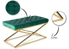 shumee Zlato zelena prešita klop Saliba