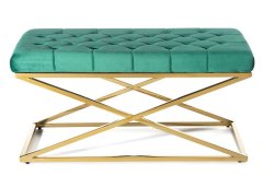 shumee Zlato zelena prešita klop Saliba