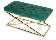 shumee Zlato zelena prešita klop Saliba