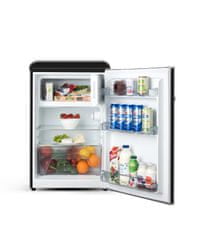 Storio retro kombinirani hladilnik, 92 l, 18 l, črn (ETA253790020E)
