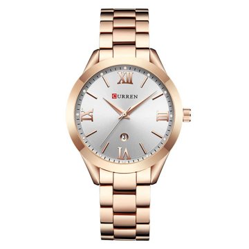 Curren Ženska ročna ura Blanche Rose Gold White