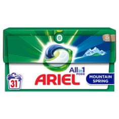 Ariel kapsule za pranje Mountain Spring, 31 kosov