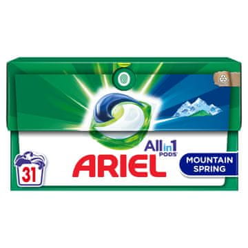 Ariel kapsule za pranje Mountain Spring, 31 kosov
