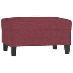 Vidaxl Stolček za noge vinsko rdeče 70x55x41 cm blago