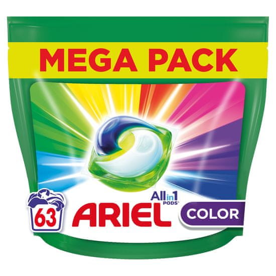 Ariel All-in1 Color kapsule, 63 kosov