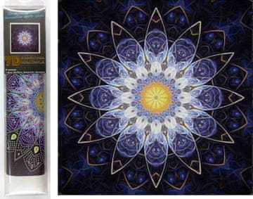 Norimpex Diamantna slika 7D Modra mandala 30x30cm