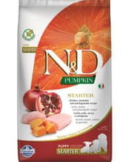 Farmina N&D dog PUMPKIN (GF) za mladiče vseh pasem, piščanec in granatno jabolko 2,5 kg granul za pse
