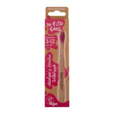 Xpel The Eco Gang Toothbrush Pink ekološka zobna ščetka na rastlinski osnovi 1 kos