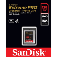 SanDisk Extreme PRO CF Express 128 GB, tip B
