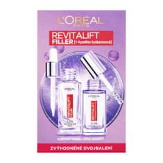 Loreal Paris Revitalift Filler HA Set serum za obraz Revitalift Filler HA 1,5% 30 ml + serum za okoli oči Revitalift Filler HA 2,5% 20 ml za ženske
