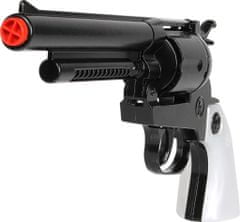 Alltoys Kavbojski revolver črna kovina 12 nabojev