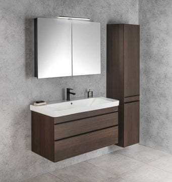 SAPHO Elegantni Kopalniški Set SITIA 105 v Rustikalni Borovici