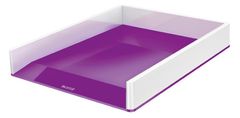 Leitz Dvobarvna škatla za shranjevanje WOW, bela/vijolična