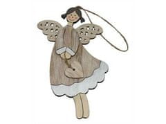 STREFA Dekoracija viseči angel s srcem 11cm