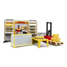Bruder BWORLD DHL dostavno vozilo z dodatki