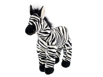 Mikro Trading Plišasta Zebra 28 cm stoječa