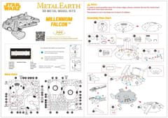 Metal Earth 3D sestavljanka Vojna zvezd: Millennium Falcon