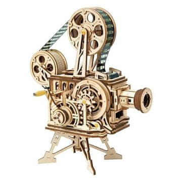 Robotime Igrača Lesena 3D mehanska sestavljanka Filmski projektor