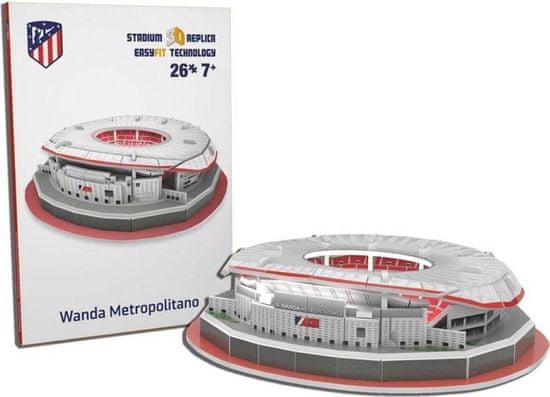 STADIUM 3D REPLICA STADION 3D REPLICA 3D sestavljanka Stadion Wanda Metropolitano - FC Atletico Madrid MINI 26 kosov