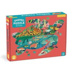 Mudpuppy Puzzle Mokrišča v obliki želve 300 kosov