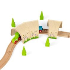 Bigjigs Rail Bigjigs Železniški ukrivljeni predor