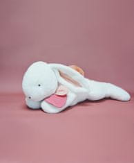 Doudou Plišasti zajec s temno rožnatim pompom 80 cm