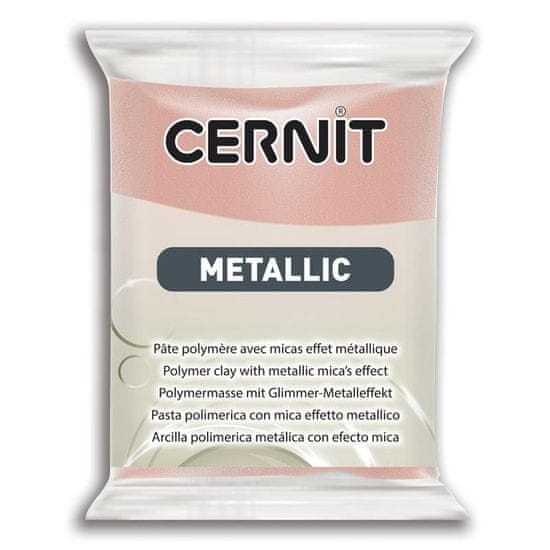 Cernit METALLIC 56g - rožnato zlato