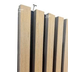 DecorVibe DELUX Akustični leseni paneli 270x60 cm