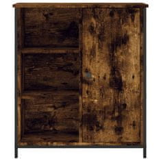 Vidaxl Komoda dimljeni hrast 70x30x80 cm inženirski les