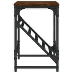 Vidaxl Regal za čevlje rjav hrast 90x30x45 cm inženirski les
