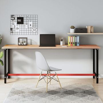Vidaxl vidaXL Namizna plošča 220x55x2,5 cm masivni bukov les