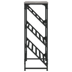 Vidaxl Regal za čevlje siva sonoma 90x30x85 cm inženirski les