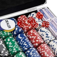 Vidaxl Komplet poker žetonov 600 kosov 11,5 g