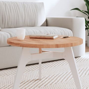 Vidaxl vidaXL Mizna plošča Ø60x2,5 cm okrogla masivna bukova lesena