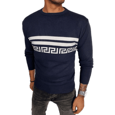 Dstreet Moški pulover LOKKA temno modre barve wx2113 M