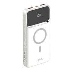 LDNIO powerbank pq12, 15W, 10000mah (bela)