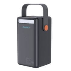 Choetech b664 50000mah 65w mini napajalna postaja, powerbank (črna)