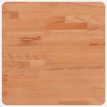 Vidaxl Mizna plošča 40x40x2,5 cm kvadratna trdna bukovina