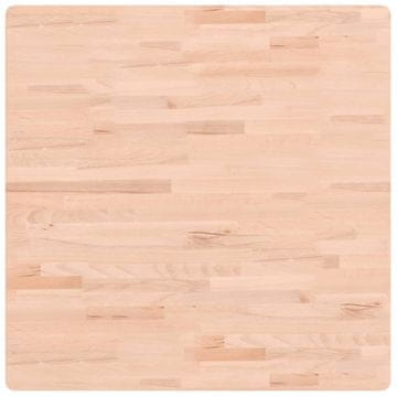 Vidaxl Mizna plošča 80x80x2,5 cm kvadratna trdna bukovina