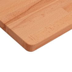 Vidaxl Kopalniški pult 80x40x1,5 cm trdna bukovina