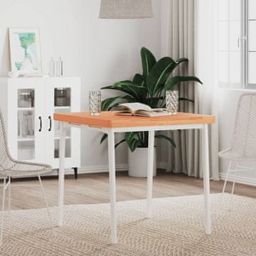 Vidaxl vidaXL Mizna plošča 70x70x4 cm kvadratna masivna bukova lesena površina