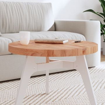 Vidaxl vidaXL Mizna plošča Ø60x4 cm okrogla masivna bukova lesena