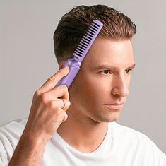 Netscroll Vrhunski prenosni likalnik za oblikovanje las, glavnik za ravnanje las, ki se segreje v 10 sekundah, hitro ravnanje las, brezžično delovanje, USB polnjenje, ergonomsko držalo, StraightHair