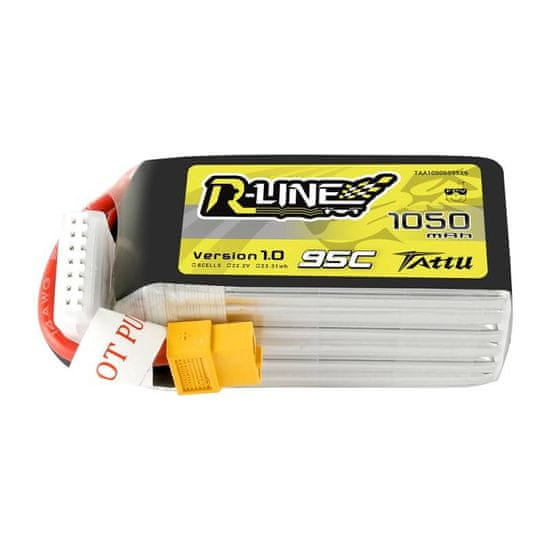 Tattu r-line akumulator 1050mah 22.2v 95c 6s1p xt60