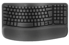 Logitech Wave Keys brezžična tipkovnica, SLO g., grafitna (920-012304)