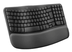 Logitech Wave Keys brezžična tipkovnica, SLO g., grafitna (920-012304)