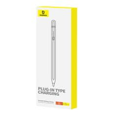 BASEUS aktivno pisalo baseus smooth writing series z brezžičnim polnjenjem, usb-c (belo)