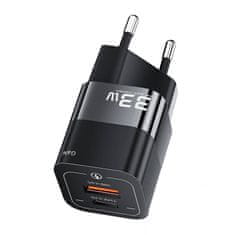 slomart toocki omrežni polnilnik iz USB v USB-C, 33 W (črn)
