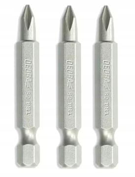 Dedra Komplet 3 nastavkov za izvijač PH 2x50 mm